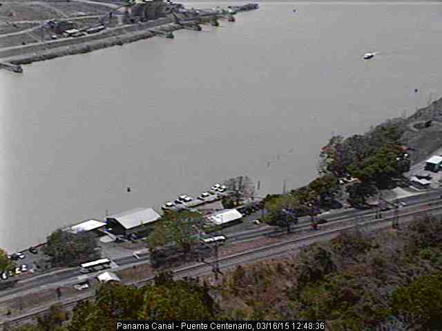 Canal de Panamá Puente Centenario webcam